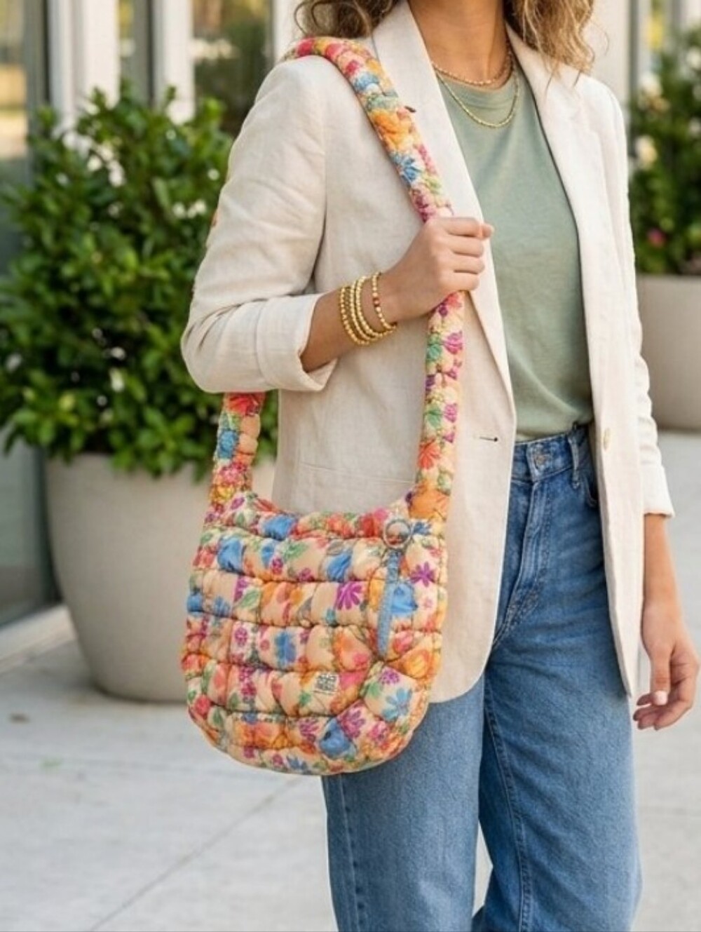 Narural Life Puffy Fit It All Shoulder Bag